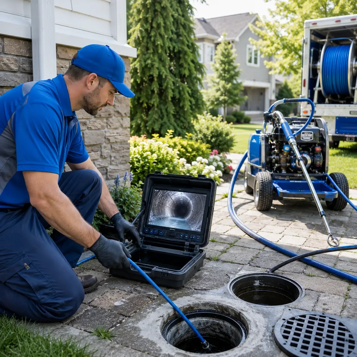 Outdoor drain cleaning professionals serving Portia, AR