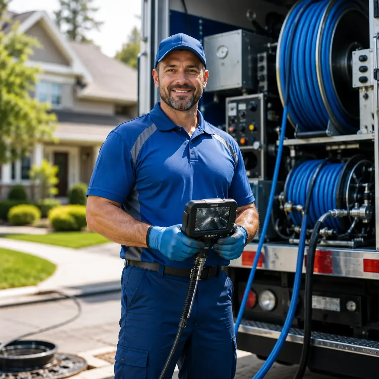 Local outdoor drain cleaning specialists in Portia, AR